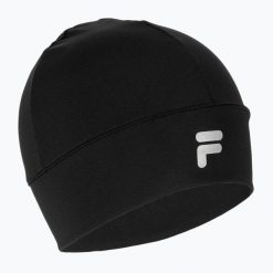 Czapka zimowa FILA Riverton Fleece Beanie. Czarne czapki męskie Fila, na zimę, bez wzorów, sportowe. Za 62.99 zł.