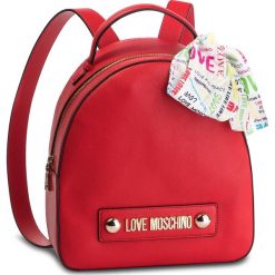 Plecak LOVE MOSCHINO - JC4241PP07KF0500 Rosso. Czerwone plecaki damskie Love Moschino, bez wzorów, ze skóry ekologicznej, eleganckie. W wyprzedaży za 479.00 zł.