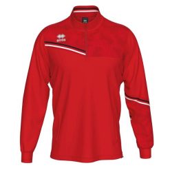 Bluza Errea Elias Kurtka Ad Dorośli. Czerwone bluzy bez kaptura męskie ERREA, bez wzorów, z materiału, sportowe, bez kołnierzyka, bez ramiączek. Za 241.00 zł.