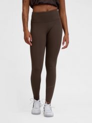 Legginsy court femme Hummel Court. Brązowe legginsy damskie HUMMEL, s, bez wzorów, z materiału. Za 215.00 zł.
