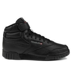 Buty męskie sportowe do chodzenia Reebok SS-EX-O-FIT HI. Czarne buty sportowe na co dzień męskie Reebok, z gumy, bez zapięcia, trekkingowe. Za 289.00 zł.
