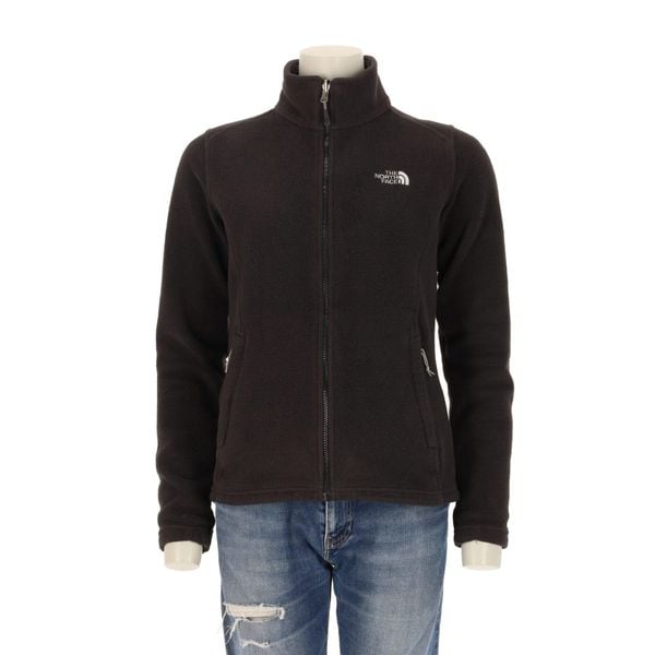 Damska czarna polarowa kurtka TNF. Czarne kurtki damskie The North Face, l, bez wzorów, z polaru, bez kaptura. Za 170.36 zł.