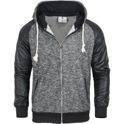 Bluza męska na suwak z kapturem Recea. Bluzy z kapturem męskie Recea, na wiosnę, m, z bawełny. W wyprzedaży za 49.99 zł.