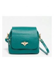 Christian Laurier Skórzana torebka "Beeza" w kolorze zielonym - 22 x 18 x 7 cm rozmiar: onesize. Zielone torebki klasyczne damskie Christian Laurier, bez wzorów, z materiału, bez dodatków. Za 217.99 zł.