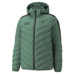 Kurtka męska Puma MAPF1 MT7 ECOLITE DOWN. Zielone kurtki męskie Puma, m, bez wzorów, z puchu, z kapturem. Za 299.00 zł.