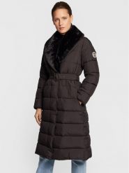TWINSET Płaszcz przejściowy 222TT2230 Czarny Regular Fit. Czarne płaszcze damskie Twinset, bez wzorów, z syntetyku. Za 2,569.00 zł.