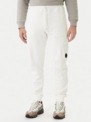 C.P. Company Spodnie dresowe 20CMSP067A110044G Écru Regular Fit. Spodnie dresowe męskie C.P. Company, bez wzorów, z bawełny. Za 959.99 zł.