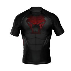 Koszulka kompresyjna Snake typu Rashguard dziecięca DBX Bushido. Czarne bluzki sportowe damskie DBX BUSHIDO, m, z elastanu, bez kołnierzyka, bez ramiączek. Za 129.99 zł.