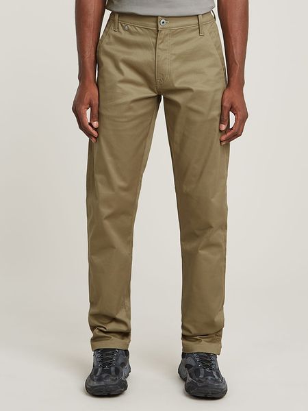 G-Star Spodnie w kolorze khaki rozmiar: W32/L32. Brązowe spodnie materiałowe męskie G-Star, bez wzorów, z materiału, retro. Za 209.95 zł.