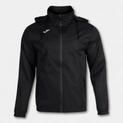 Kurtka wiatroszczelna Joma Trivor. Czarne kurtki męskie Joma, bez wzorów, sportowe, bez kaptura. Za 289.50 zł.