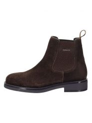 GANT Footwear Skórzane sztyblety "Prepdale" w kolorze brązowym rozmiar: 44. Brązowe sztyblety męskie GANT Footwear, ze skóry, bez zapięcia. Za 377.64 zł.