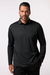 Męska Koszulka polo z długim rękawem trekkingowa QuickDry do 7 XL. Czarne koszulki polo męskie JAY-PI, m, bez wzorów, z materiału, bez ramiączek. Za 239.99 zł.