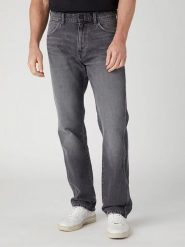 Wrangler Dżinsy - Regular fit - w kolorze antracytowym rozmiar: W33/L30. Czarne jeansy męskie Wrangler. Za 162.49 zł.