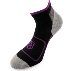 Skarpetki Unisex McKees Czarno-Fioletowe 36-38 z Bawełny. Czarne skarpetki damskie ZEAGLE, bez wzorów, z bawełny. Za 56.36 zł.