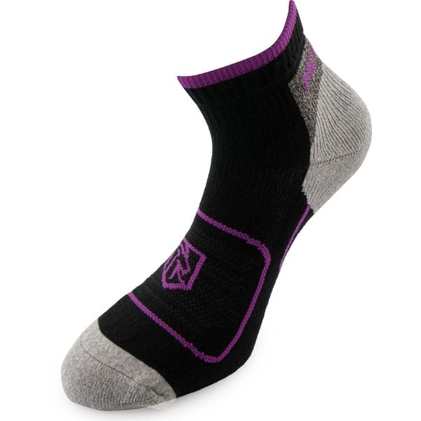 Skarpetki Unisex McKees Czarno-Fioletowe 36-38 z Bawełny. Czarne skarpetki damskie ZEAGLE, bez wzorów, z bawełny. Za 56.36 zł.