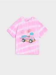 Koszulka tie-dye Hot Wheels - wielobarwny. Koszulki dziewczęce Sinsay, l, bez wzorów, bez ramiączek. W wyprzedaży za 11.99 zł.