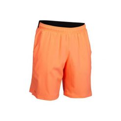 Spodenki tenis Dry 500 męskie. Szare szorty męskie ARTENGO, bez wzorów, z materiału, sportowe. W wyprzedaży za 29.99 zł.