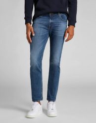 LEE Rider Cropped MĘSKIE SPODNIE JEANSOWE MID VISUAL CODY L75GNLQN 112140838. Spodnie materiałowe męskie Lee, bez wzorów, z jeansu. Za 239.99 zł.