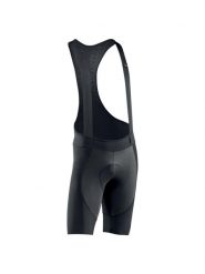 Spodenki rowerowe NORTHWAVE FAST Bibshort - czarny. Czarne szorty męskie Northwave, z aplikacjami, z materiału. Za 482.45 zł.