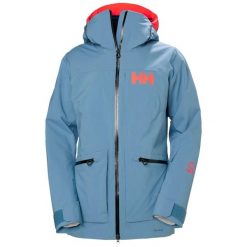 Damska kurtka narciarska Helly Hansen Powderqueen Infinity. Niebieskie kurtki narciarskie i snowboardowe damskie Helly Hansen, bez wzorów, bez kaptura, narciarskie. W wyprzedaży za 2,074.50 zł.