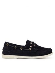 Tommy Hilfiger Mokasyny Hilfiger Suede Boat Shoe FW0FW09338 Granatowy. Niebieskie mokasyny damskie Tommy Hilfiger, ze skóry. Za 489.99 zł.