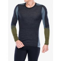 Bluza termoaktywna męska Smartwool Intraknit Thermal Merino BL Colorblock Crew. Szare bluzy bez kaptura męskie Smartwool, m. Za 438.99 zł.