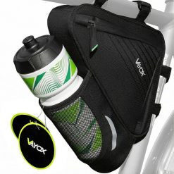 Torba rowerowa pod ramę VAYOX VA0348 uchwyt na bidon wodoodporna 1,5L. Czarne torebki klasyczne damskie VAYOX, bez wzorów, z materiału, z nadrukiem, bez dodatków. Za 69.00 zł.