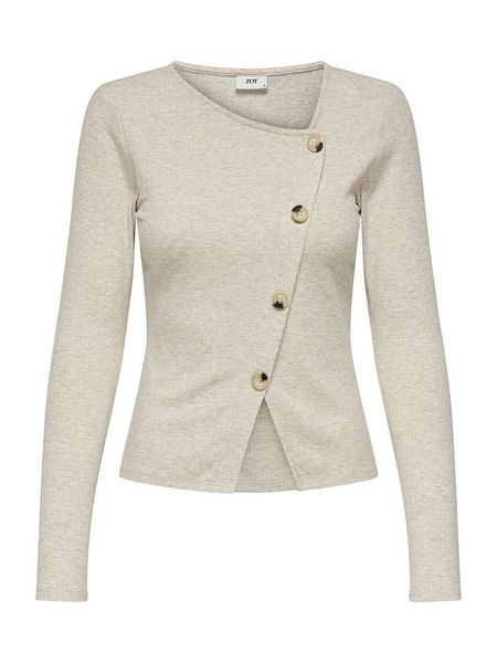 JDY Koszulka "Freya" w kolorze beżowym rozmiar: M. Brązowe bluzki damskie JDY, m, bez wzorów, prążkowane, bez kołnierzyka, bez ramiączek. Za 70.57 zł.