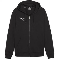 Bluza sportowa męska Puma B23620. Czarne bluzy sportowe męskie Puma, bez wzorów, casualowe, bez kołnierzyka, bez ramiączek. Za 189.00 zł.