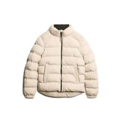 Kurtka puchowa Superdry. Szare kurtki męskie Superdry., l, bez wzorów, z puchu, bez kaptura. Za 514.90 zł.