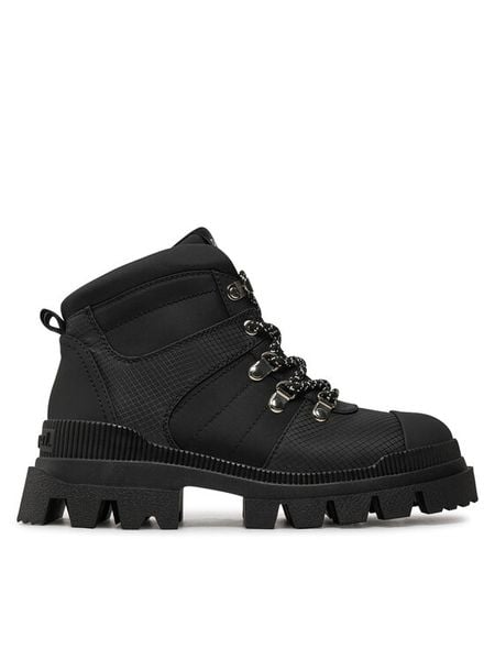 Desigual Trapery 24WSTY02 Czarny. Czarne trapery damskie Desigual, z materiału, bez obcasa. Za 359.99 zł.