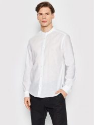 Only & Sons Koszula Caiden 22019173 Biały Slim Fit. Białe koszule męskie Only & Sons, m, bez wzorów, z bawełny, bez kołnierzyka, bez ramiączek. Za 119.99 zł.
