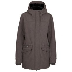 Trespass Anza - Damska kurtka softshellowa Dark Grey Marl. Szare kurtki damskie Trespass, s, bez wzorów, z futra, z kapturem. Za 272.25 zł.
