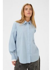 Kaffe Koszula - Slim fit - w kolorze błękitnym rozmiar: 40. Niebieskie koszule damskie Kaffe, bez wzorów, bez kołnierzyka, bez ramiączek. Za 152.99 zł.