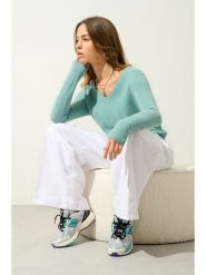 AUTHENTIC CASHMERE Kaszmirowy sweter "Galise" w kolorze turkusowym rozmiar: XXL. Niebieskie swetry klasyczne damskie AUTHENTIC CASHMERE, xxl, z kaszmiru, bez kołnierzyka. Za 370.71 zł.