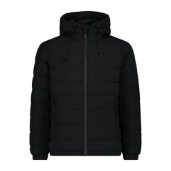 Kurtka z kapturem CMP. Czarne kurtki narciarskie i snowboardowe damskie CMP, bez wzorów, z puchu, z kapturem, narciarskie. Za 529.00 zł.