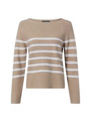 Franco Callegari Sweter z dzianiny Kobiety Bawełna brązowy, XL. Brązowe swetry klasyczne damskie Franco Callegari, xl, z bawełny, bez kołnierzyka. Za 179.95 zł.