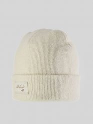 4F Czapka zimowa damska - kremowa Uniwersalny. Białe czapki zimowe damskie 4f, z dzianiny. Za 49.99 zł.