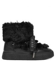 Guess Śniegowce FLFUEK FUR10 Czarny. Czarne śniegowce damskie Guess, z materiału. Za 559.99 zł.