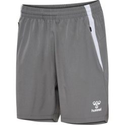 Spodenki sportowe damskie Hummel Lead 2.0 Woven Shorts. Szare spodenki sportowe damskie HUMMEL, s, do piłki nożnej. Za 118.00 zł.