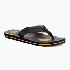 Japonki męskie Rip Curl Ripper Bloom. Czarne klapki i japonki męskie Rip Curl, z materiału. Za 109.99 zł.