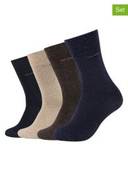 Camano Skarpety (4 pary) w kolorze brązowo-beżowo-granatowym rozmiar: 35-38. Brązowe skarpetki męskie camano, bez wzorów. Za 43.99 zł.