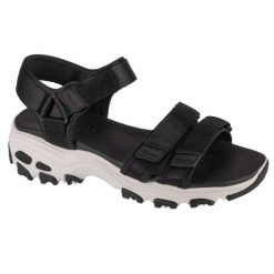 Sandały Skechers Model 31514s Kolor Czarny. Czarne sandały damskie Skechers, bez wzorów, bez obcasa. Za 279.99 zł.