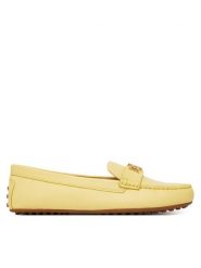 LAUREN RALPH LAUREN Mokasyny 802852847028 Żółty. Żółte mokasyny damskie Lauren Ralph Lauren, ze skóry. Za 649.99 zł.