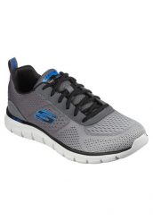 Buty treningowe męskie Skechers Track Ripkent. Szare buty fitness męskie Skechers, na fitness i siłownię. Za 229.00 zł.