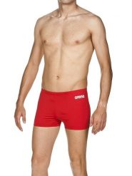 Arena Kąpielówki w kolorze czerwonym rozmiar: 7. Czerwone kąpielówki męskie Arena, bez wzorów, z materiału. Za 61.02 zł.