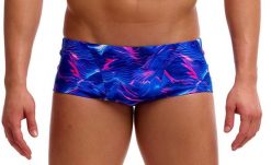 Kąpielówki Funky Trunks Rising Tide - trunki męskie. Brązowe kąpielówki męskie FUNKY TRUNKS, l, bez wzorów, z materiału, na fitness i siłownię. Za 159.00 zł.