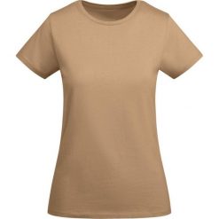 Damska Koszulka Z Krótkim Rękawem Breda. Brązowe bluzki damskie ROLY, xl, bez wzorów, sportowe, bez kołnierzyka, bez ramiączek. Za 42.99 zł.