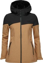 Damska kurtka softshell Loap Ludysa brązowa. Brązowe kurtki damskie ÀLG, na jesień, s, bez wzorów, z elastanu, bez kaptura. Za 295.99 zł.