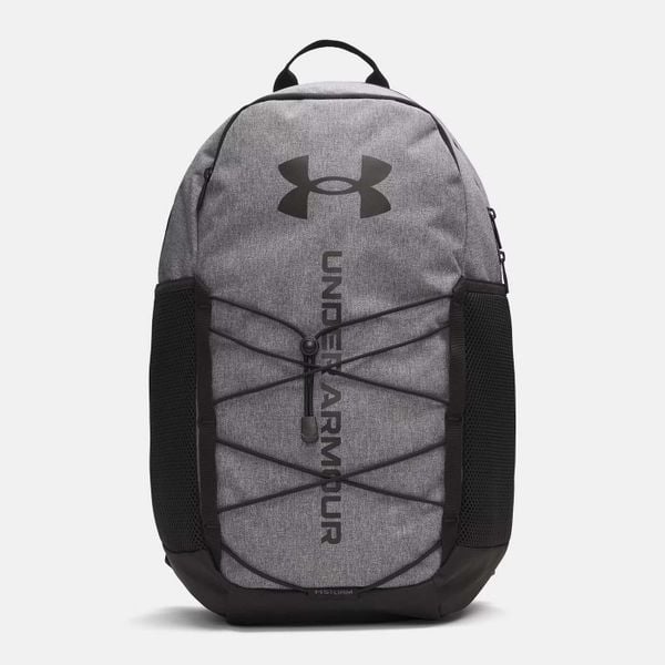 Plecak Under Armour Hustle Sport 6.0 26 l castlerock/black/black. Czarne plecaki damskie Under Armour, bez wzorów, sportowe. Za 129.99 zł.